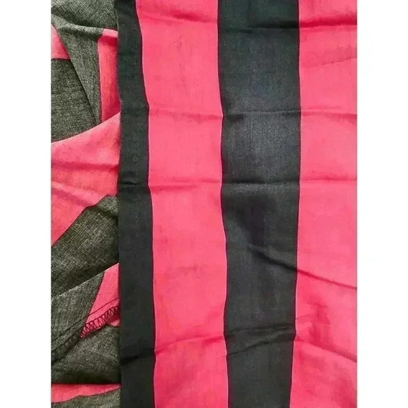 Lands' End Girls Size 7 Pink and Navy Striped Dress - Picture 5 of 5